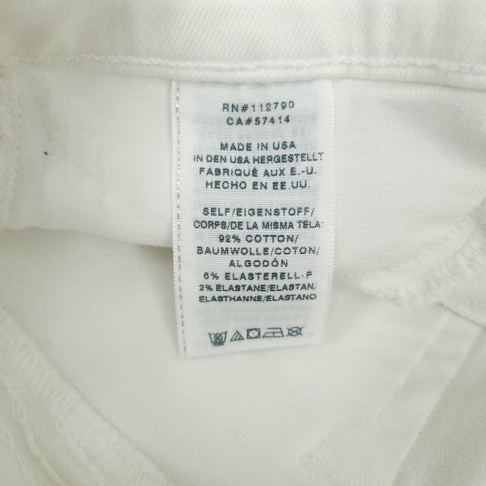 True Religion Halle Moto Jeans Size 26 Mid Rise Super Skinny White Distressed - Picture 9 of 15